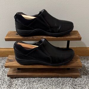 Dansko Neci Non-slip Black Women's Slip-On Shoes w/ Shoe Tree